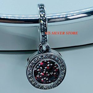 Pandora Sparkling RED DISC Double Charm 799186C03